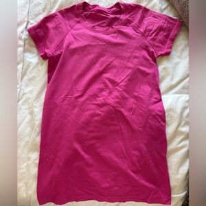 Pink Lululemon Short Sleeve Shirt